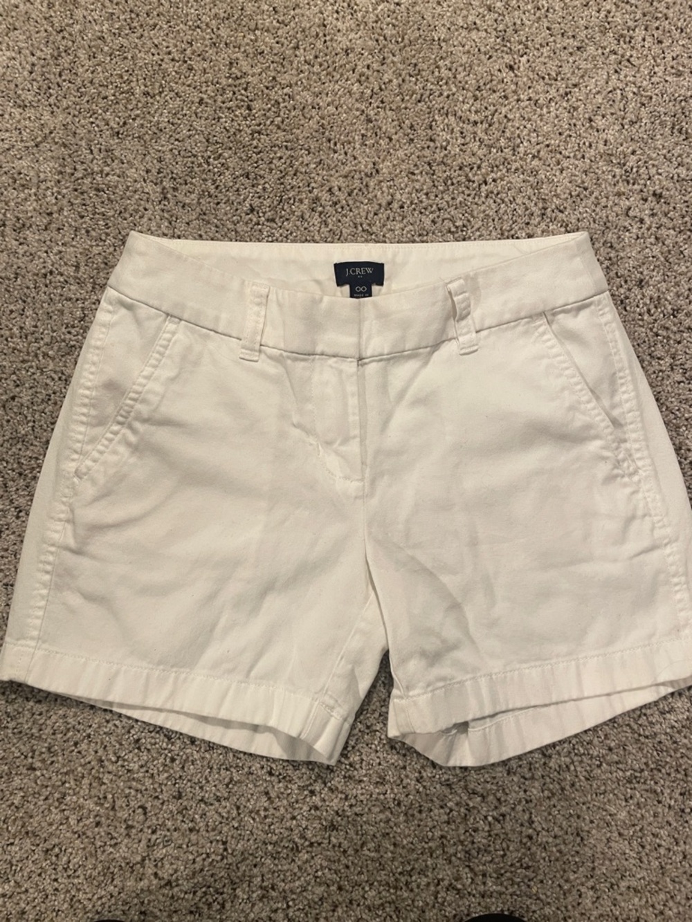 J. Crew White Women's Cotton Shorts